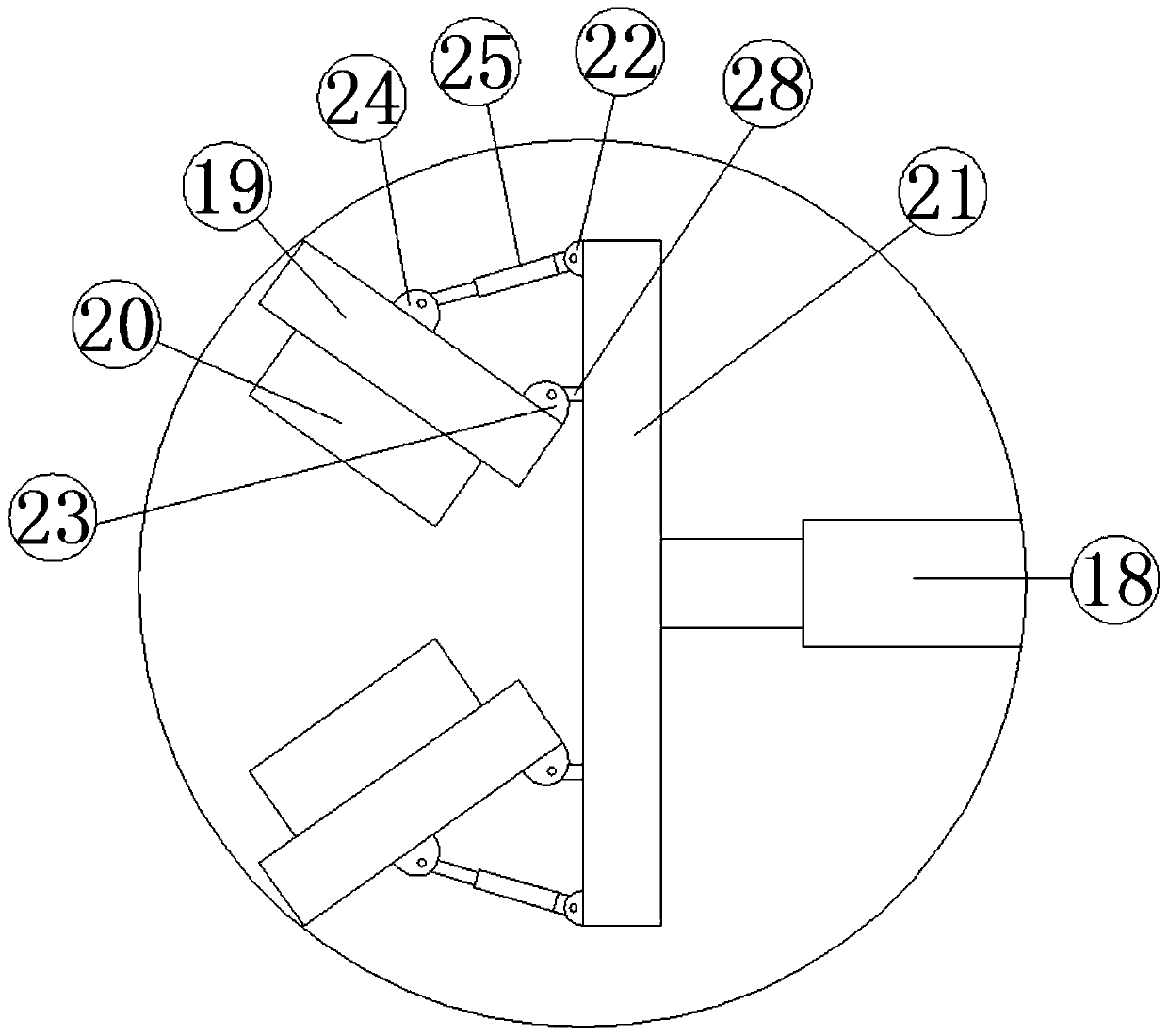 End part finishing mechanism of circular pipe pile end plate