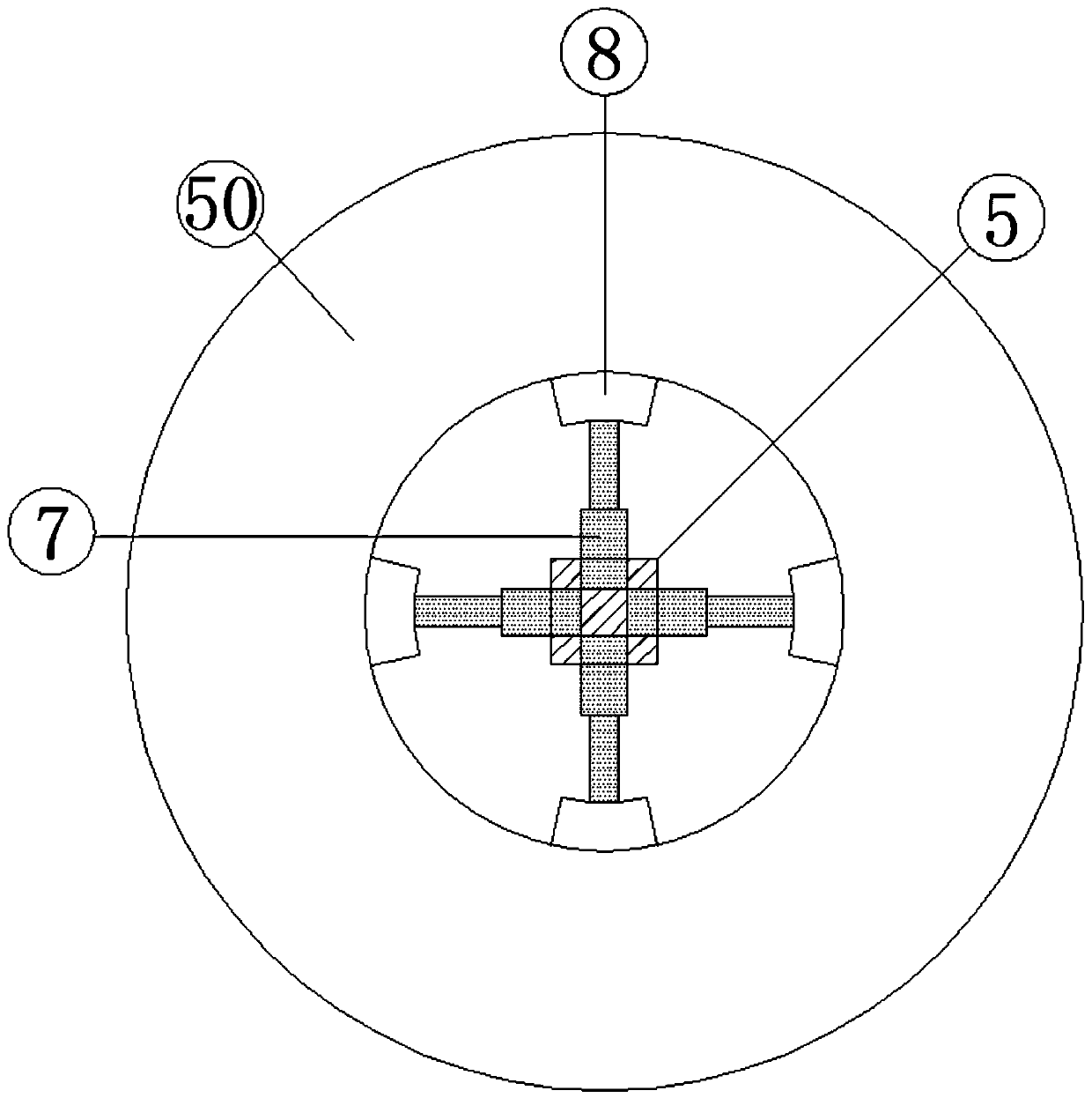 End part finishing mechanism of circular pipe pile end plate