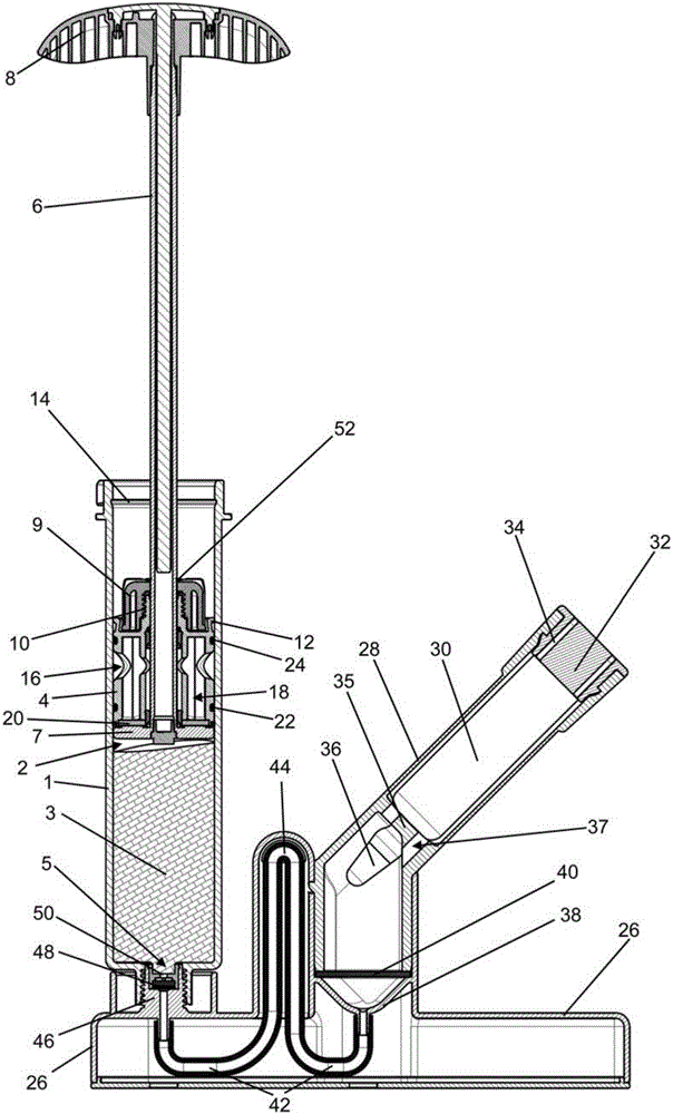 Device And Method For Storing And Mixing Bone Cement