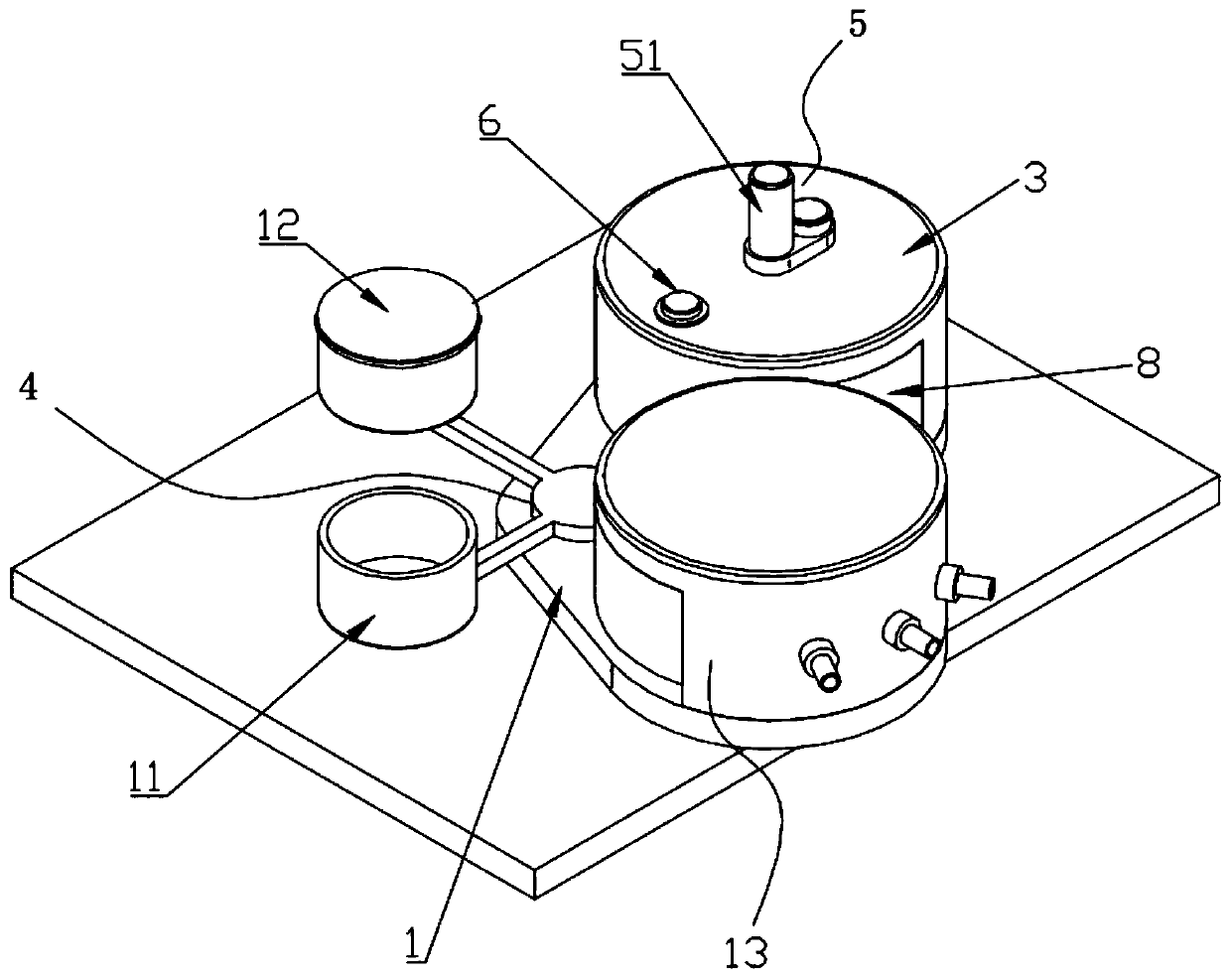 Pathological tissue collecting device for thoracic surgery