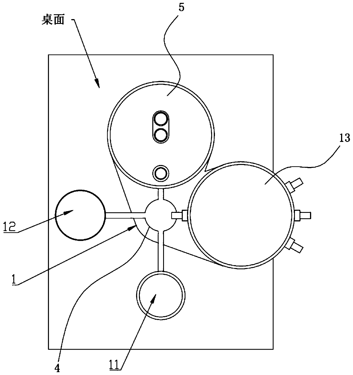 Pathological tissue collecting device for thoracic surgery