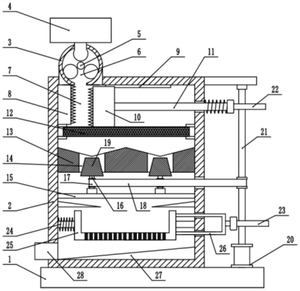 An energy-saving pvc new material processing grinding disc fine crushing device