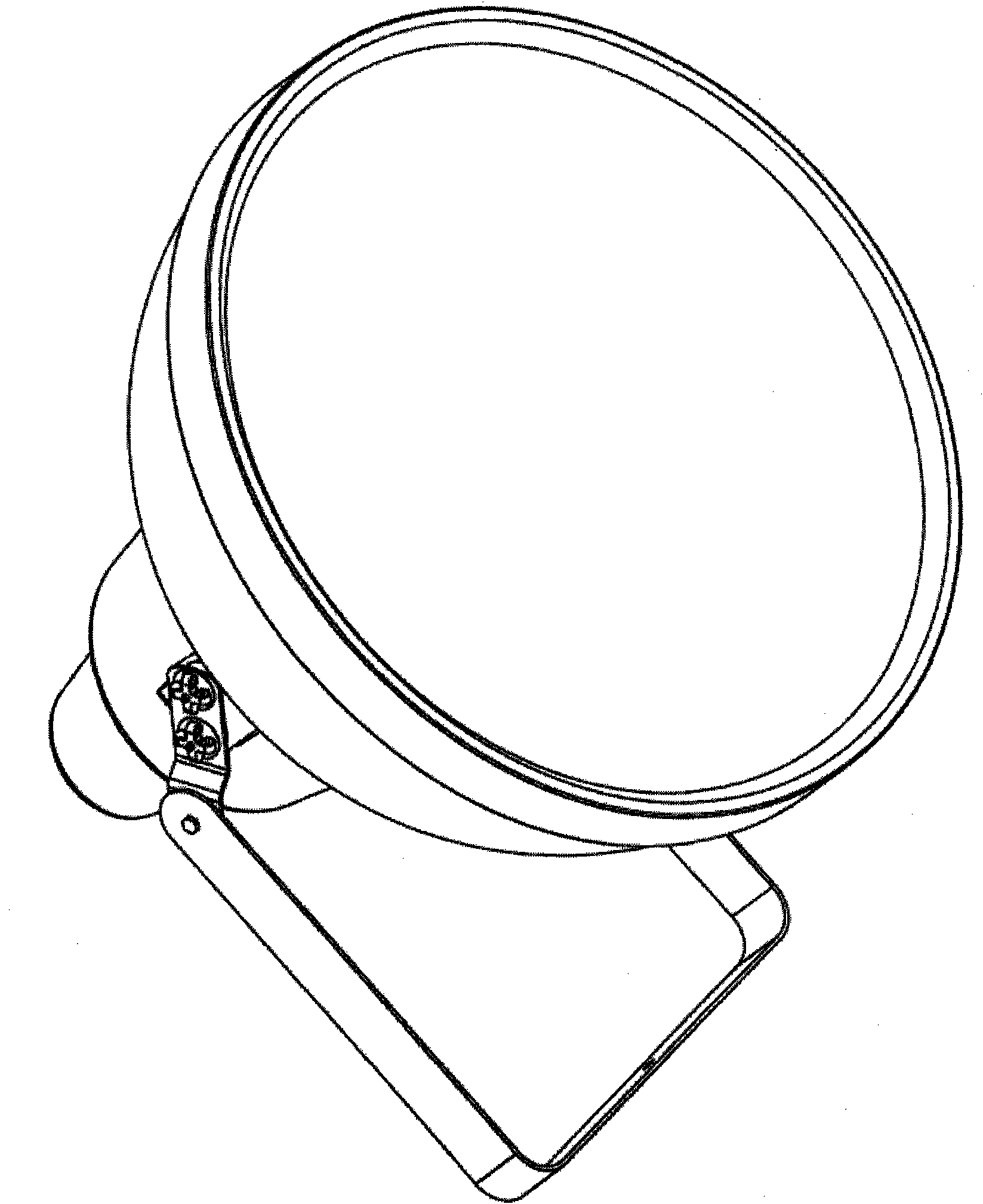 Vibration isolation structure of lamp