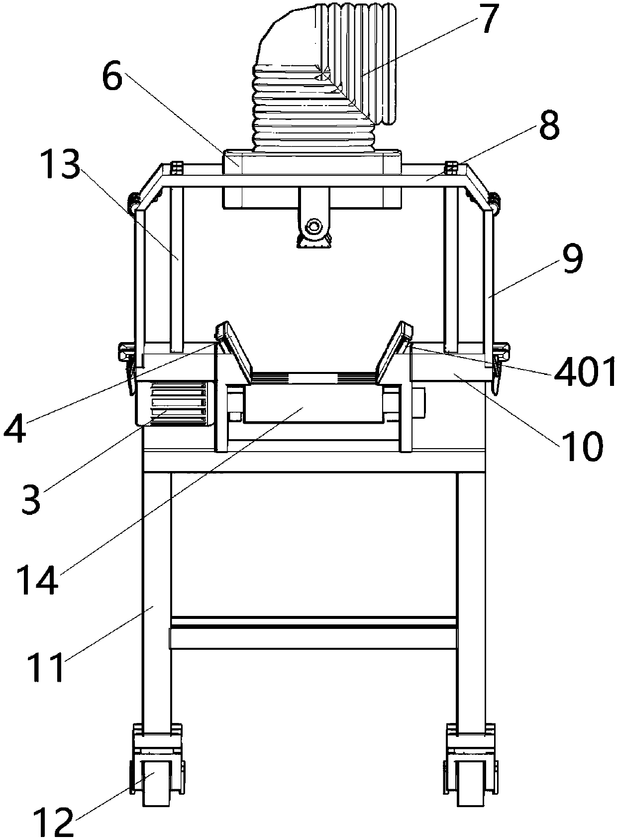 Belt conveyor with closed structure for mechanical manufacturing