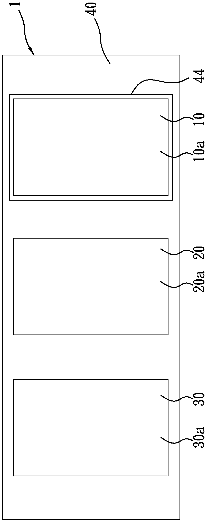 Luminous unit coplanar structure of micro light emitting diode display