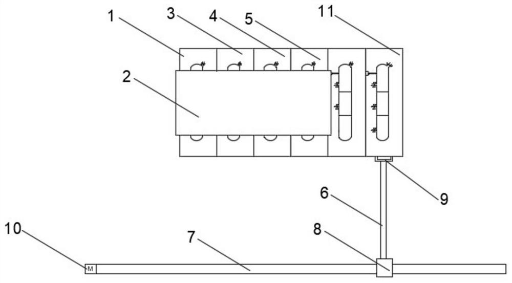 A wireless monitoring system for energy-saving caisson air bag air pressure