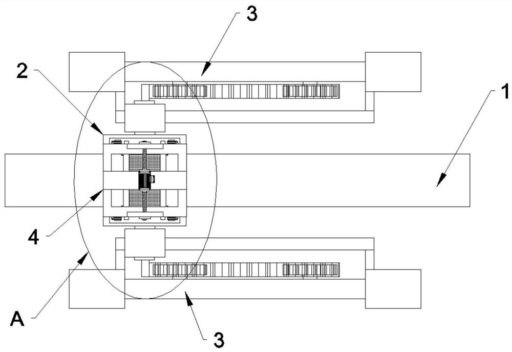 Cutting device for noodle production