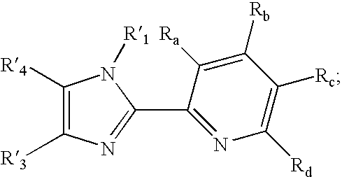 Transition metal complexes with (pyridyl)imidazole ligands