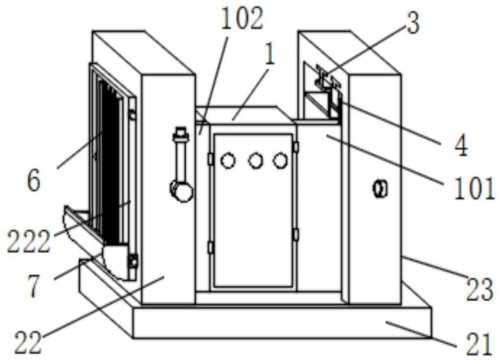 Industrial power distribution cabinet