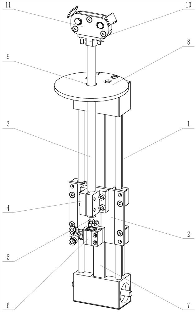 Full-automatic filling and lifting mechanism