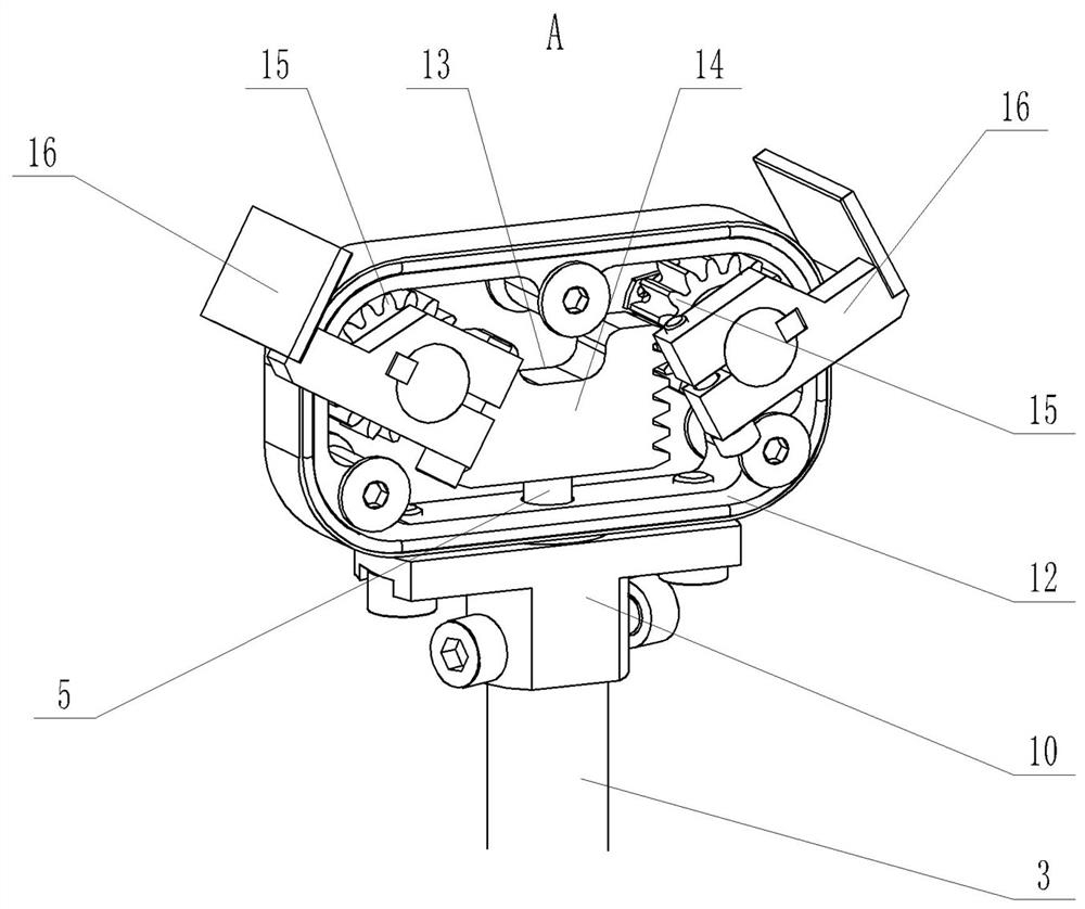 Full-automatic filling and lifting mechanism