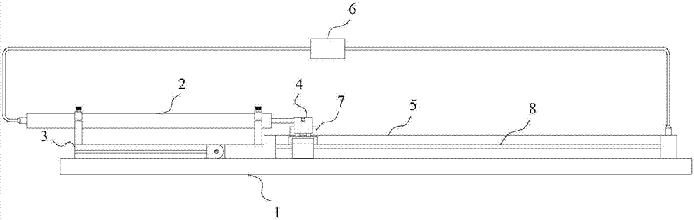 Linear displacement metering calibrator