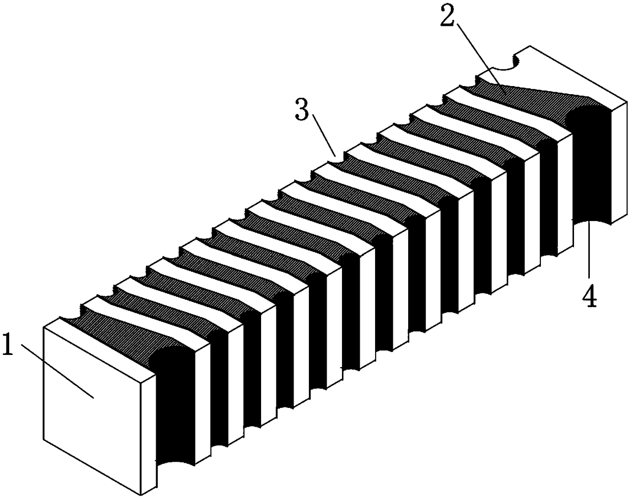 Ceramic antenna preparation method