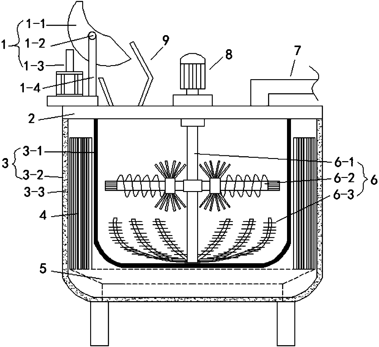 Medicinal material drying device