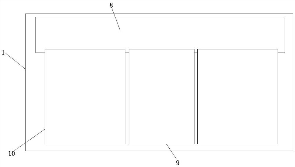 Storage equipment for precious oil painting collection and protection device for storage equipment