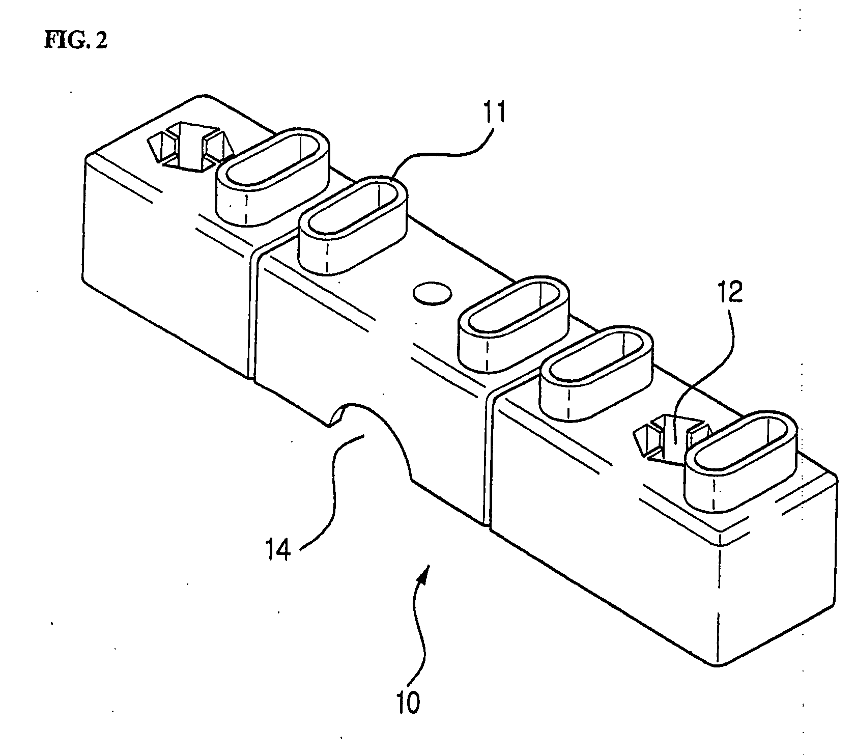 Prefab material for adjusting level of floor