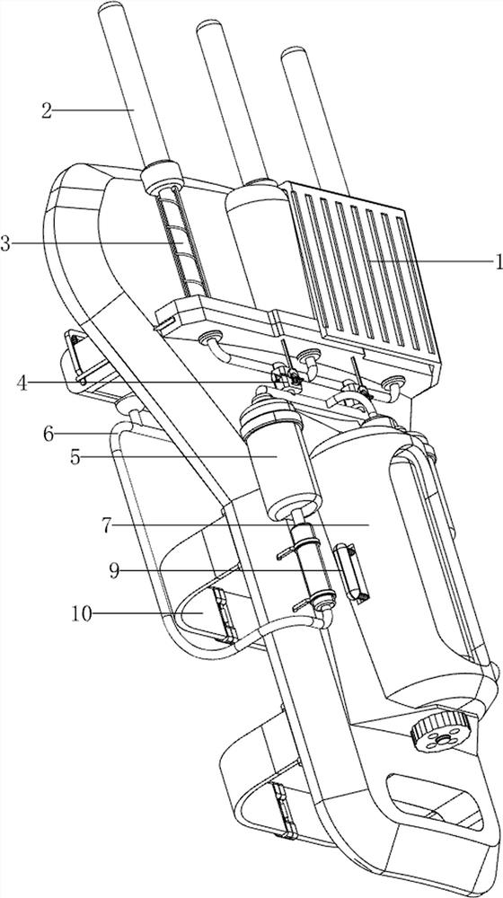 Sewage collection device for environmental science research