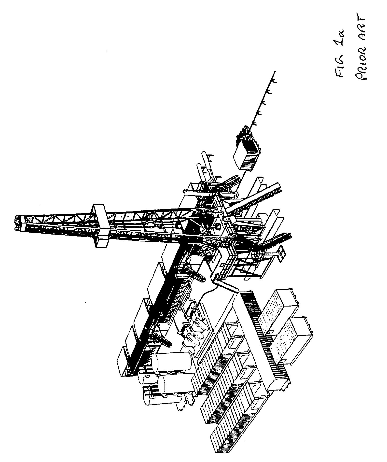 Vertical offline stand building and manipulating system