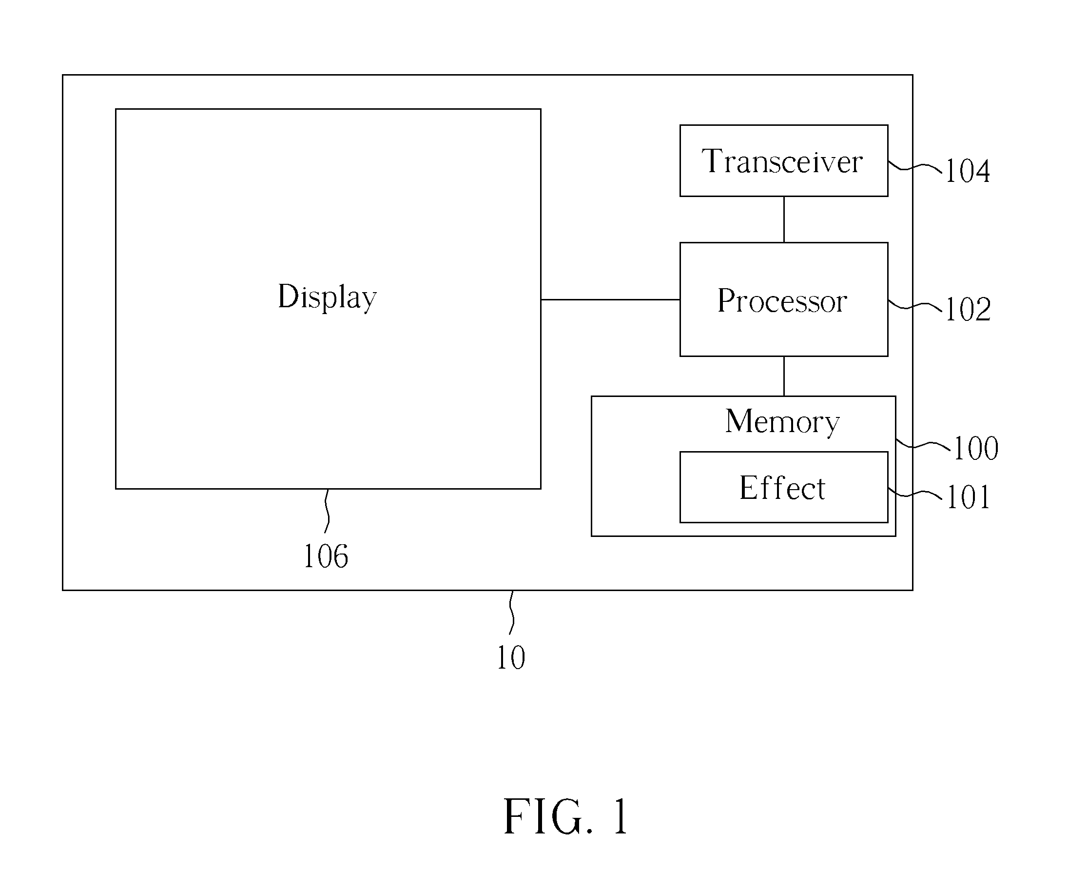 Method of displaying interactive effects in web camera communication