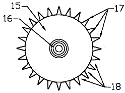 High-efficiency spray washing device