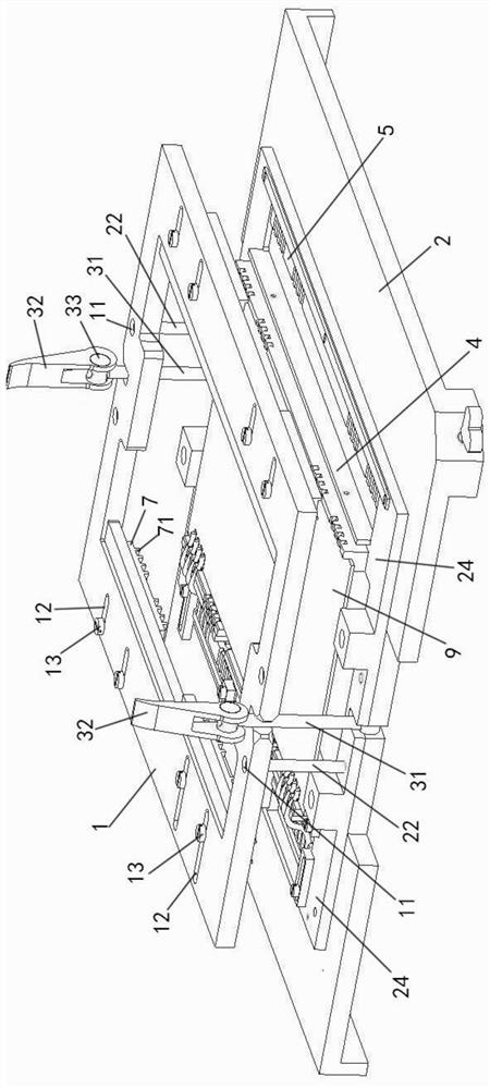 Jumper wire adaptive positioning device capable of realizing rapid disassembly and assembly