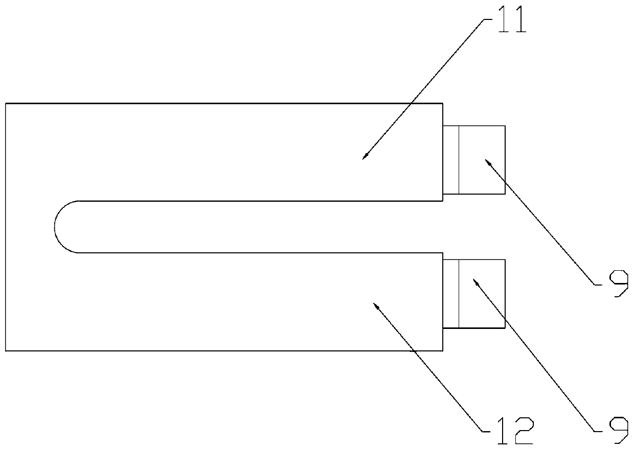 Scanning mechanism of laser thickness gauge