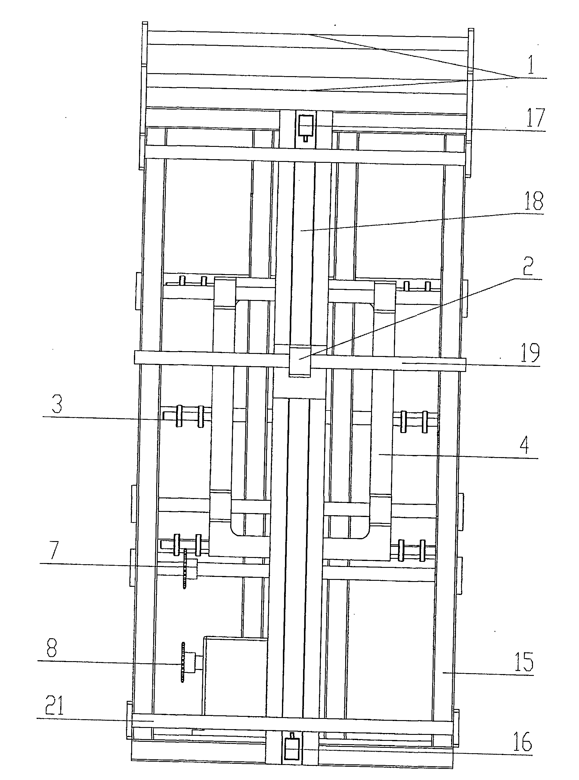 Automatic woven tape winding machine