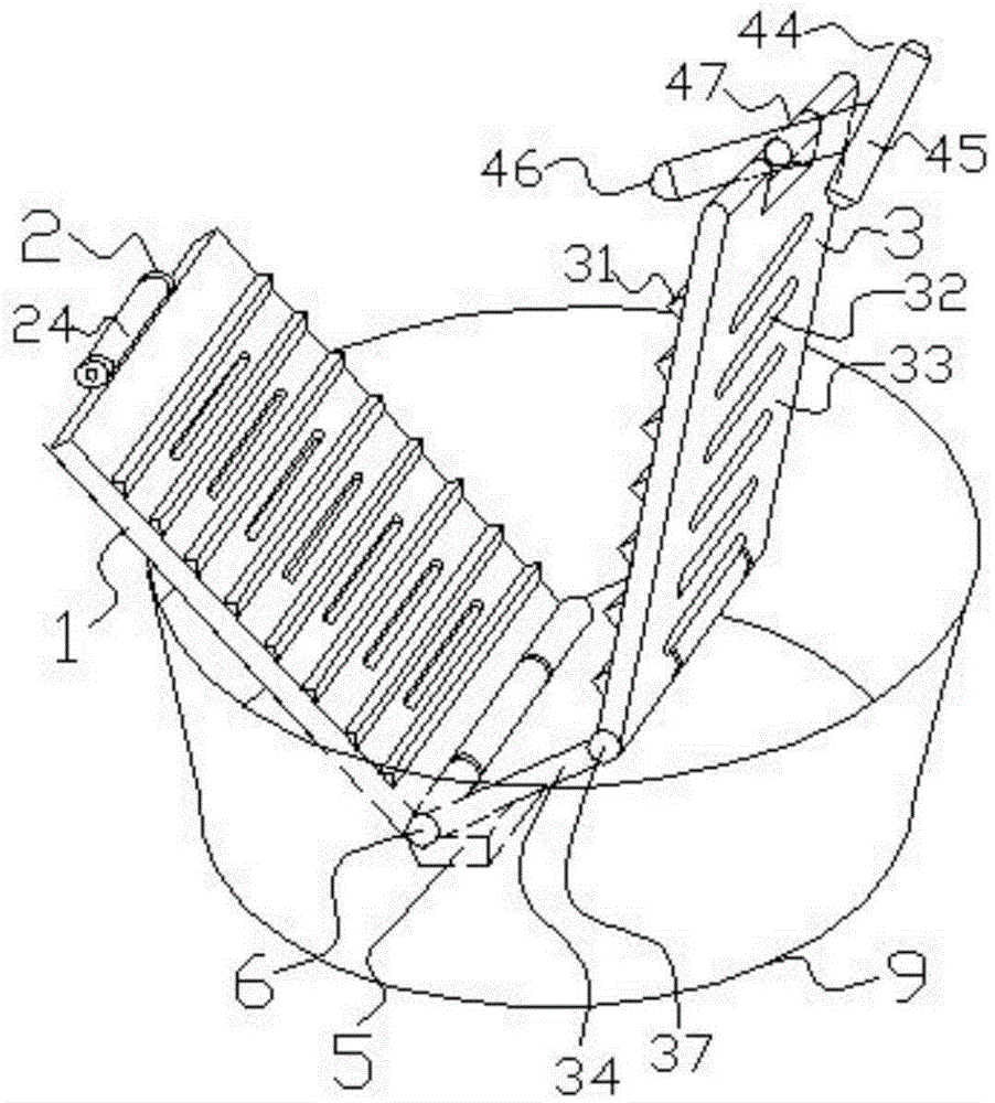 A manual washing machine