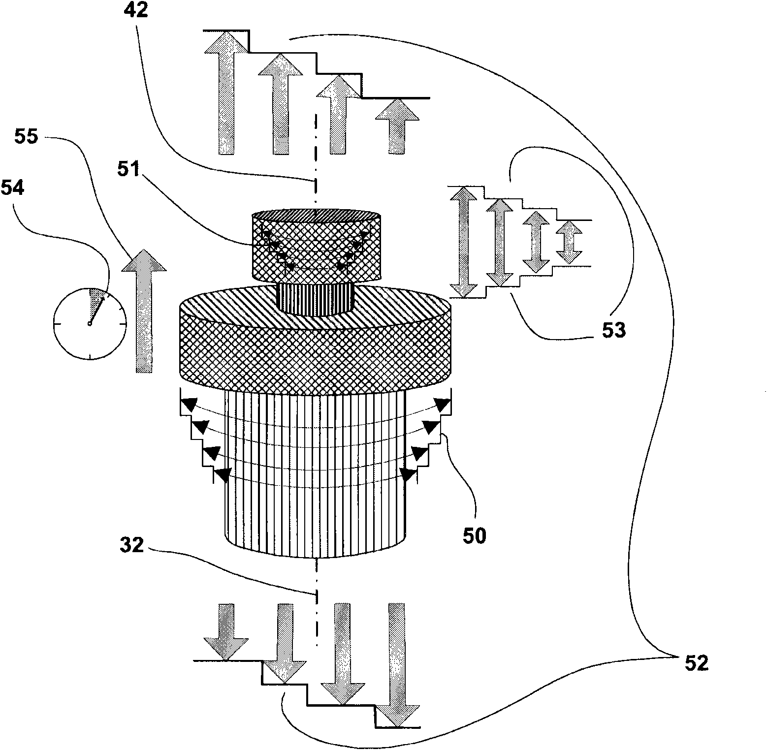 Operating and display device for a vehicle