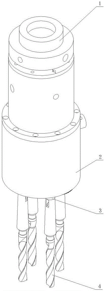 Multi-head drilling machine