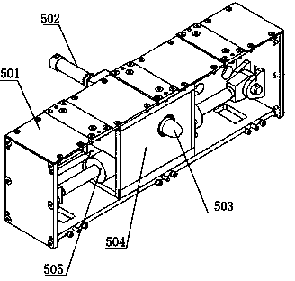 Automatic material loading and unloading vehicle