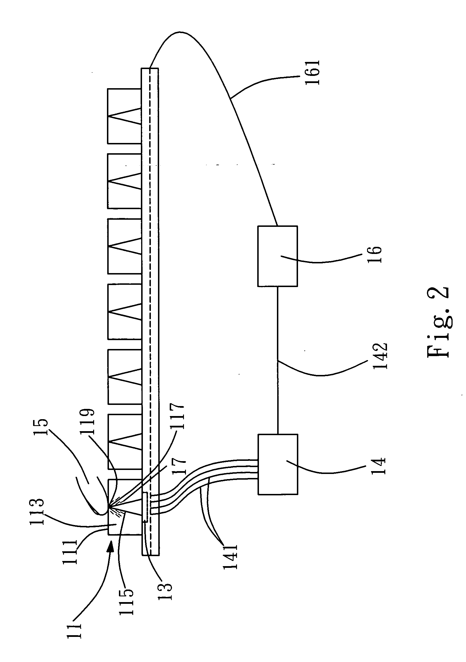 Apparatus and method for integral electrochemical biosensor