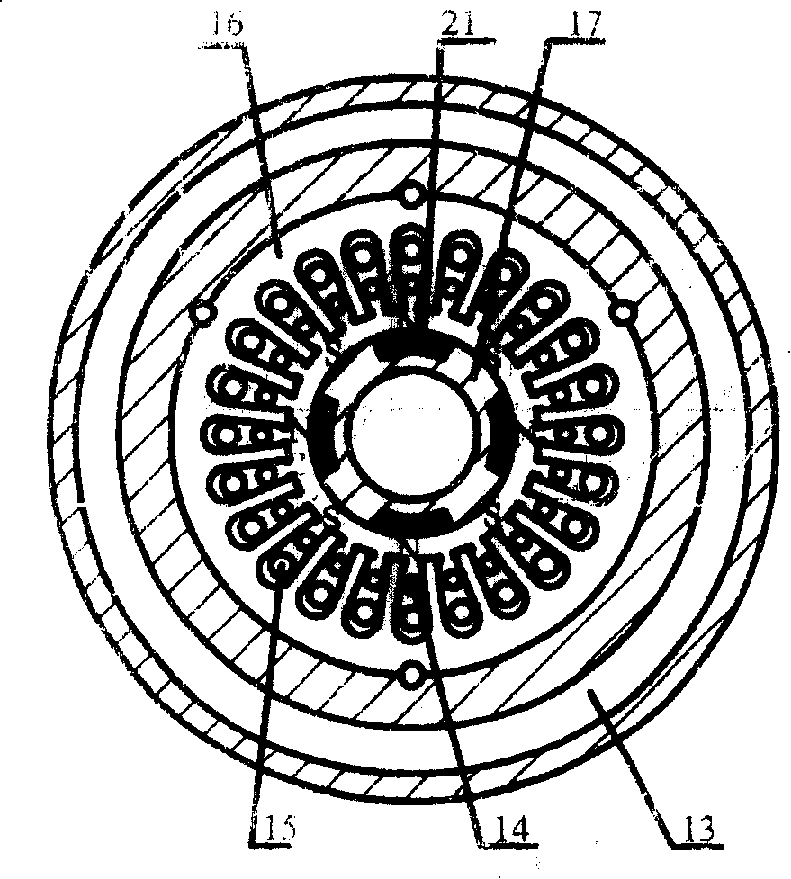 Super-high-speed high-power magnetic-suspension main-shaft motor