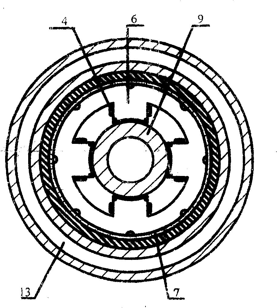 Super-high-speed high-power magnetic-suspension main-shaft motor