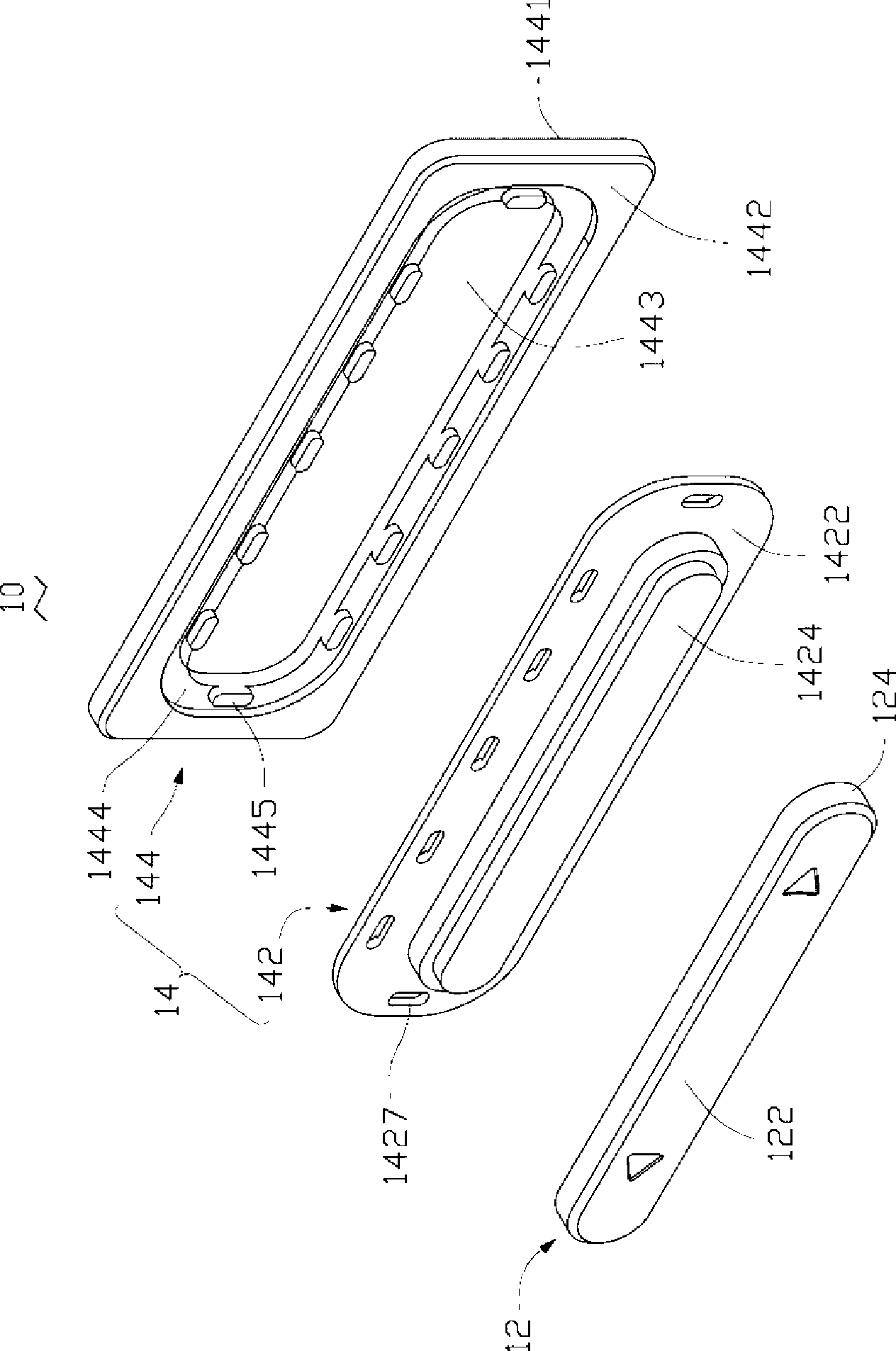 Press key module group and portable electronic device using the same