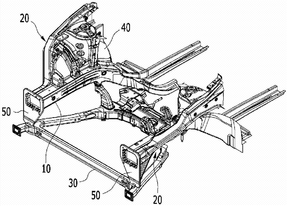 Front vehicle body reinforcing structure