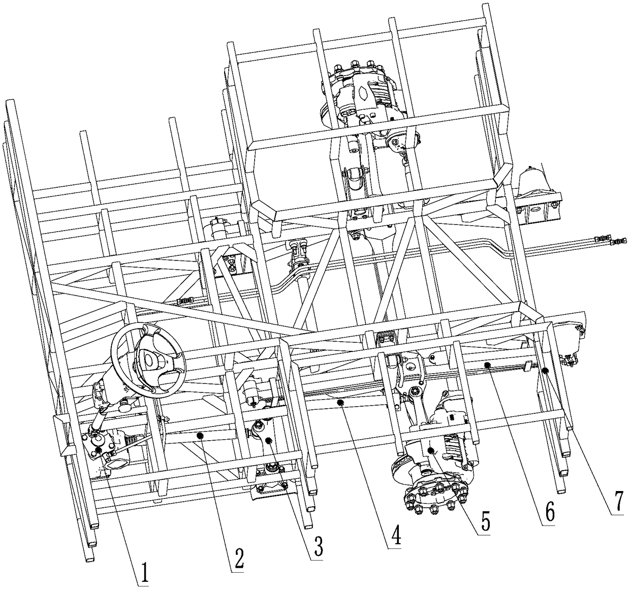 Bus steering system