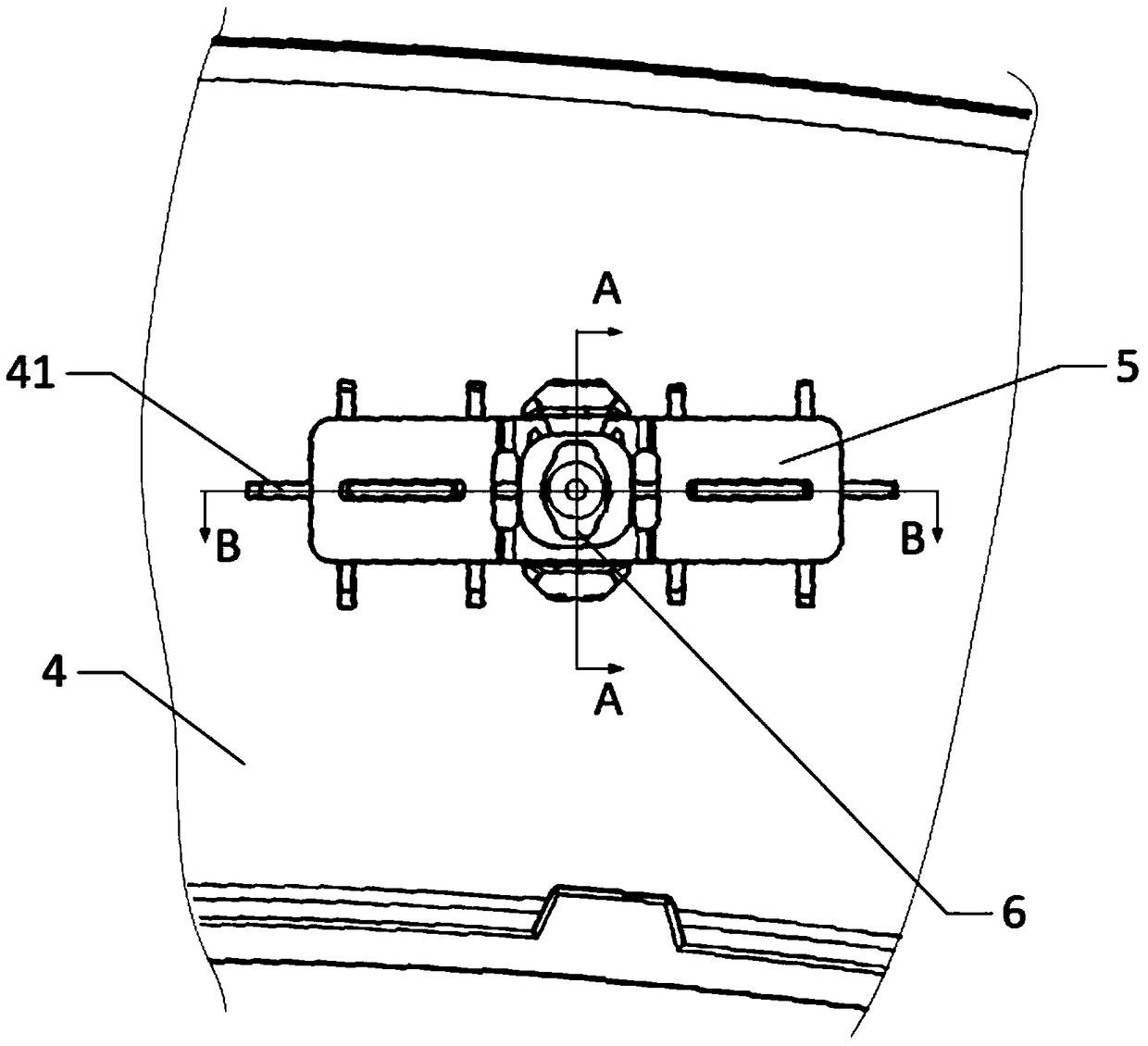 Wheel brow installing assembly used for vehicle and vehicle