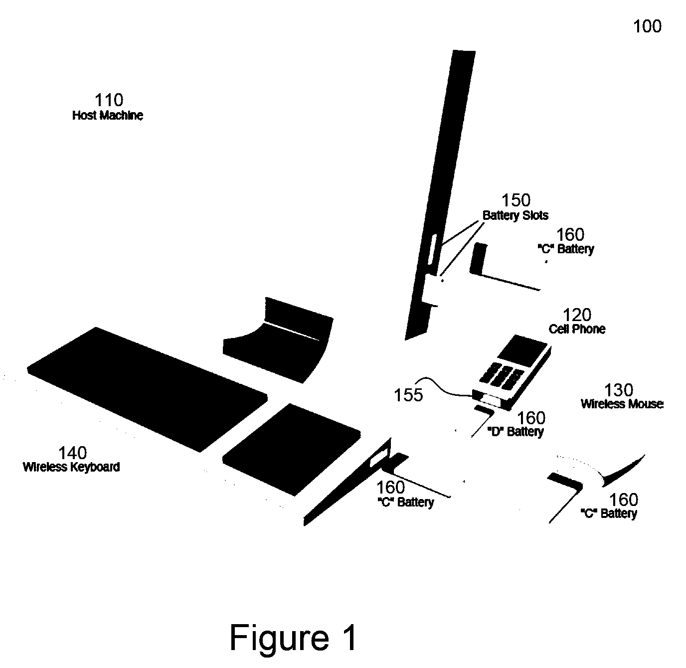 Intelligent universal rechargeable batteries for battery charging system for mobile and accessory devices