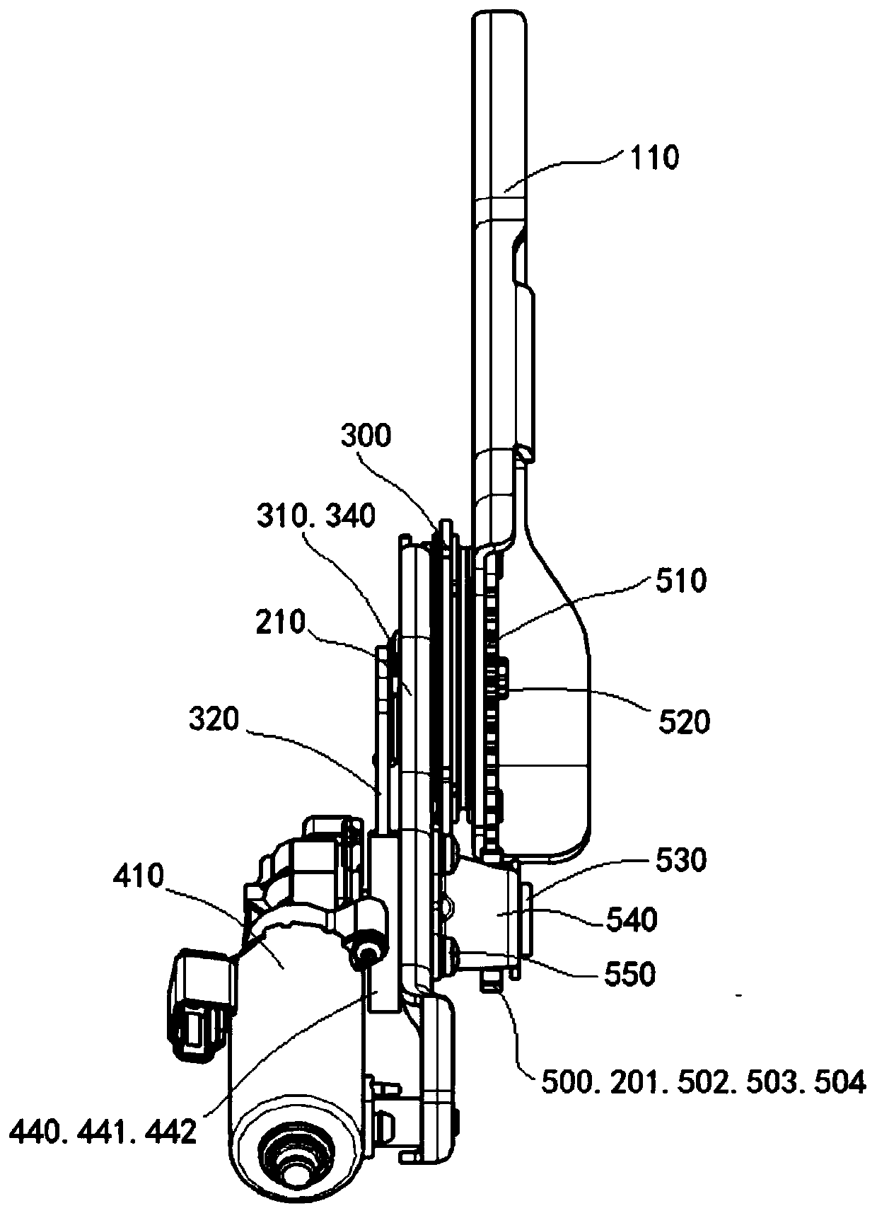 An improved single-motor-driven unlocking and folding mechanism and its application