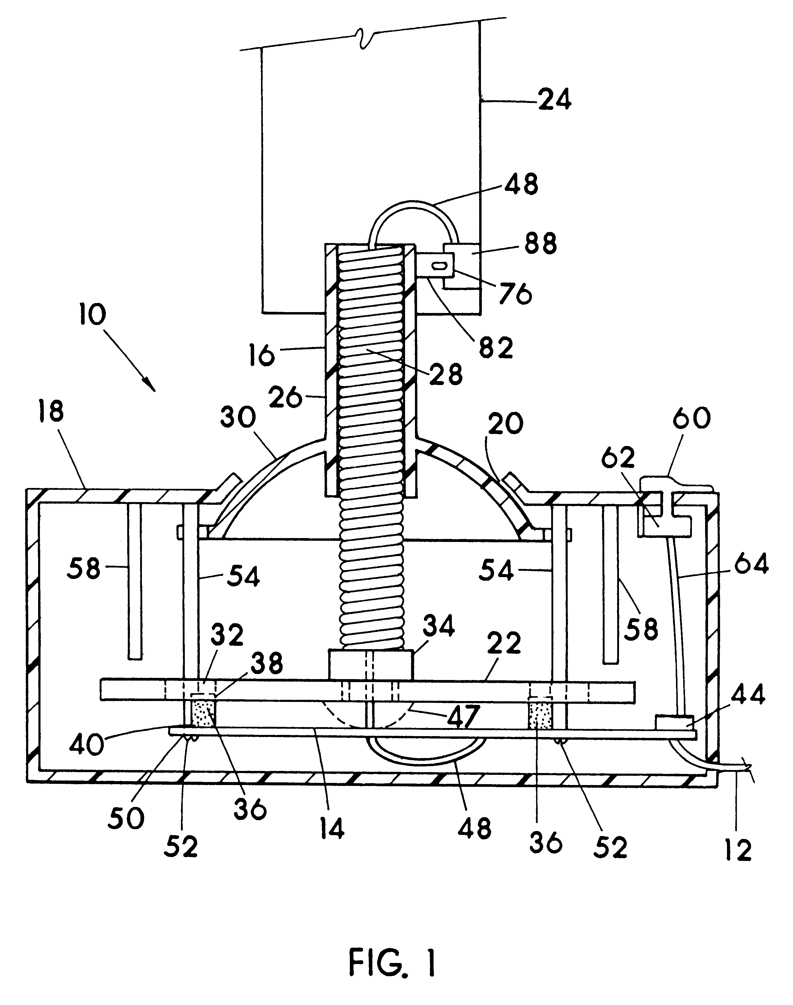 Displacement joystick with compression-sensitive sensors