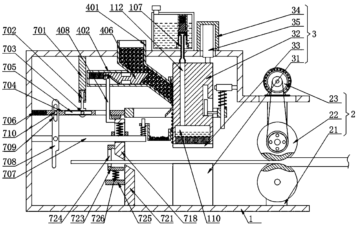 Machining device for building decoration parts