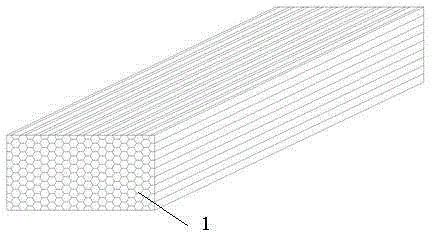 Cellular-structure laminated wood and production method thereof