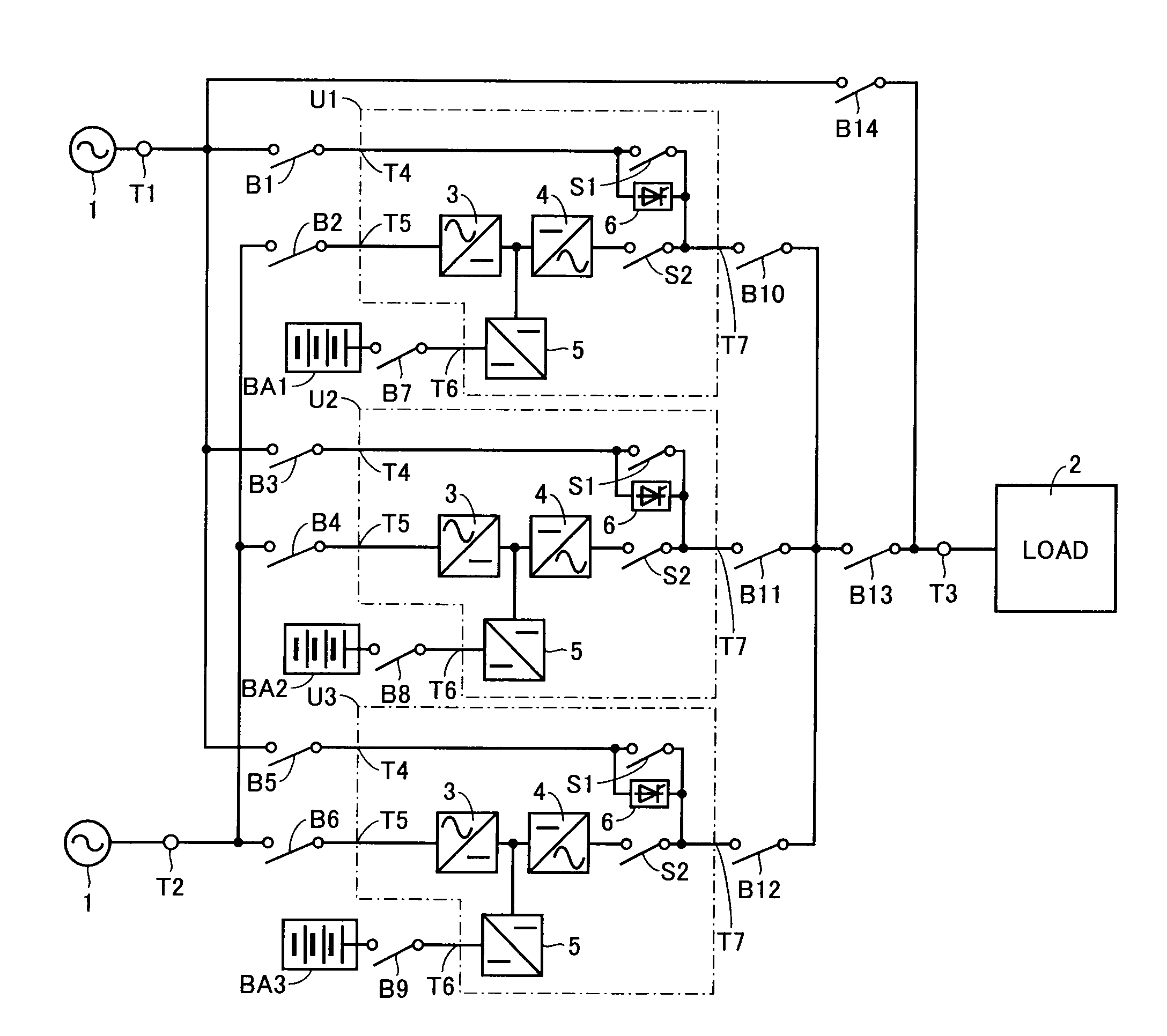 Uninterruptible power supply system