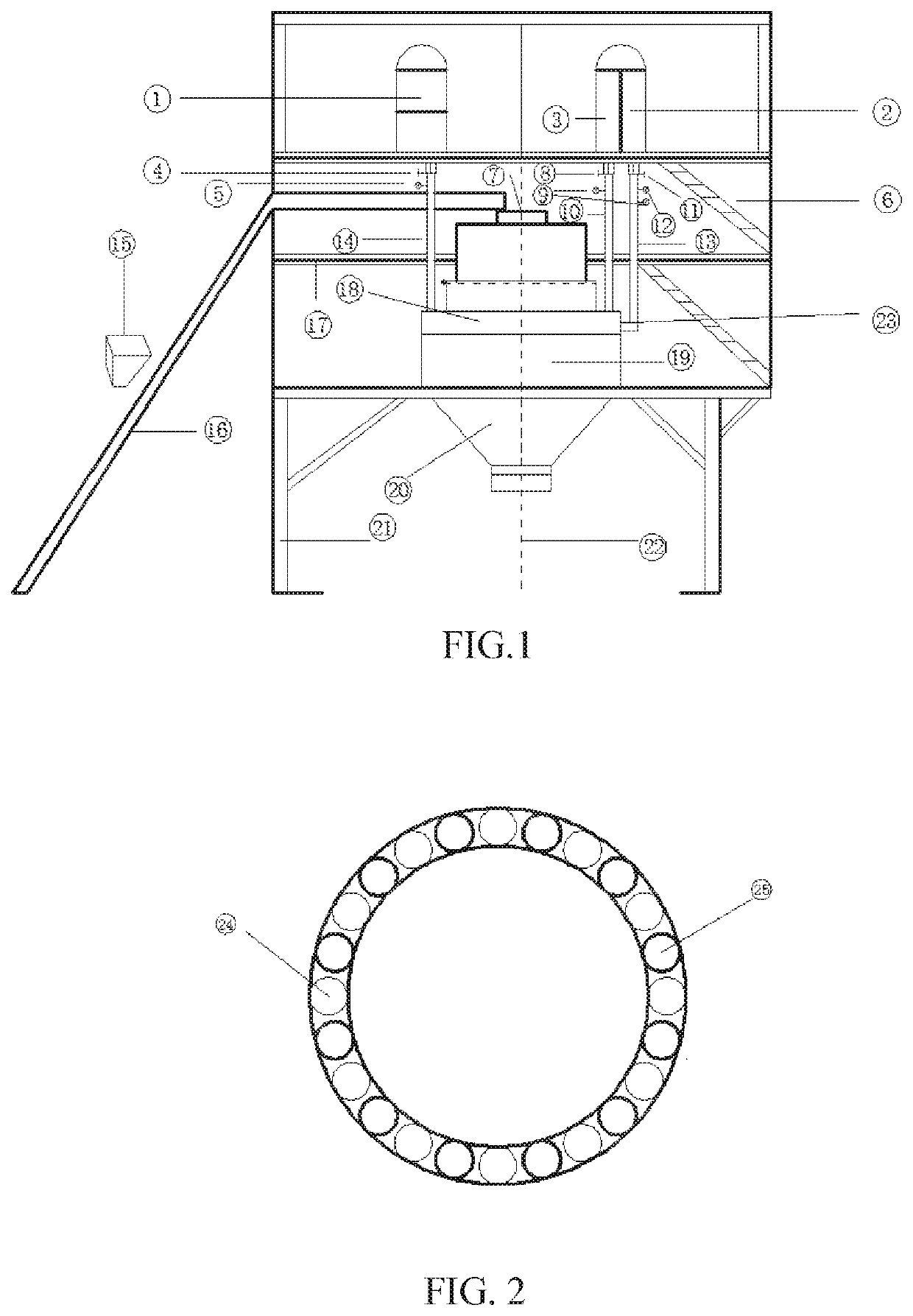 System and method for combined microorganism degradation and air sparging-soil vapor extraction of oil-containing sludge