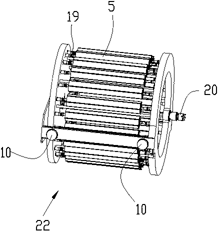 Horizontal type multi-target vacuum sputtering or ion plating machine