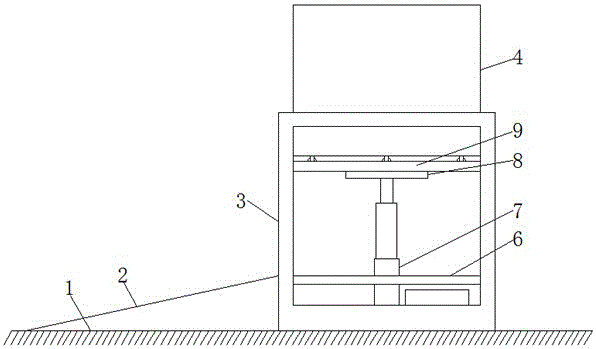 Accommodating device for hardware machining detection