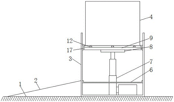 Accommodating device for hardware machining detection