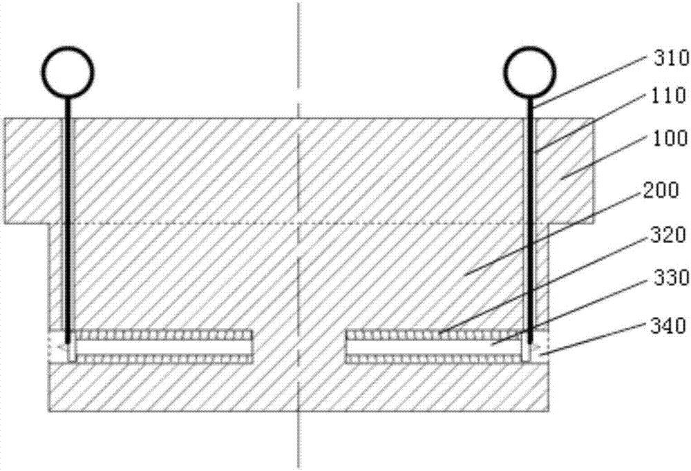 Blast hole plugging device for large-hole statically crushed rock