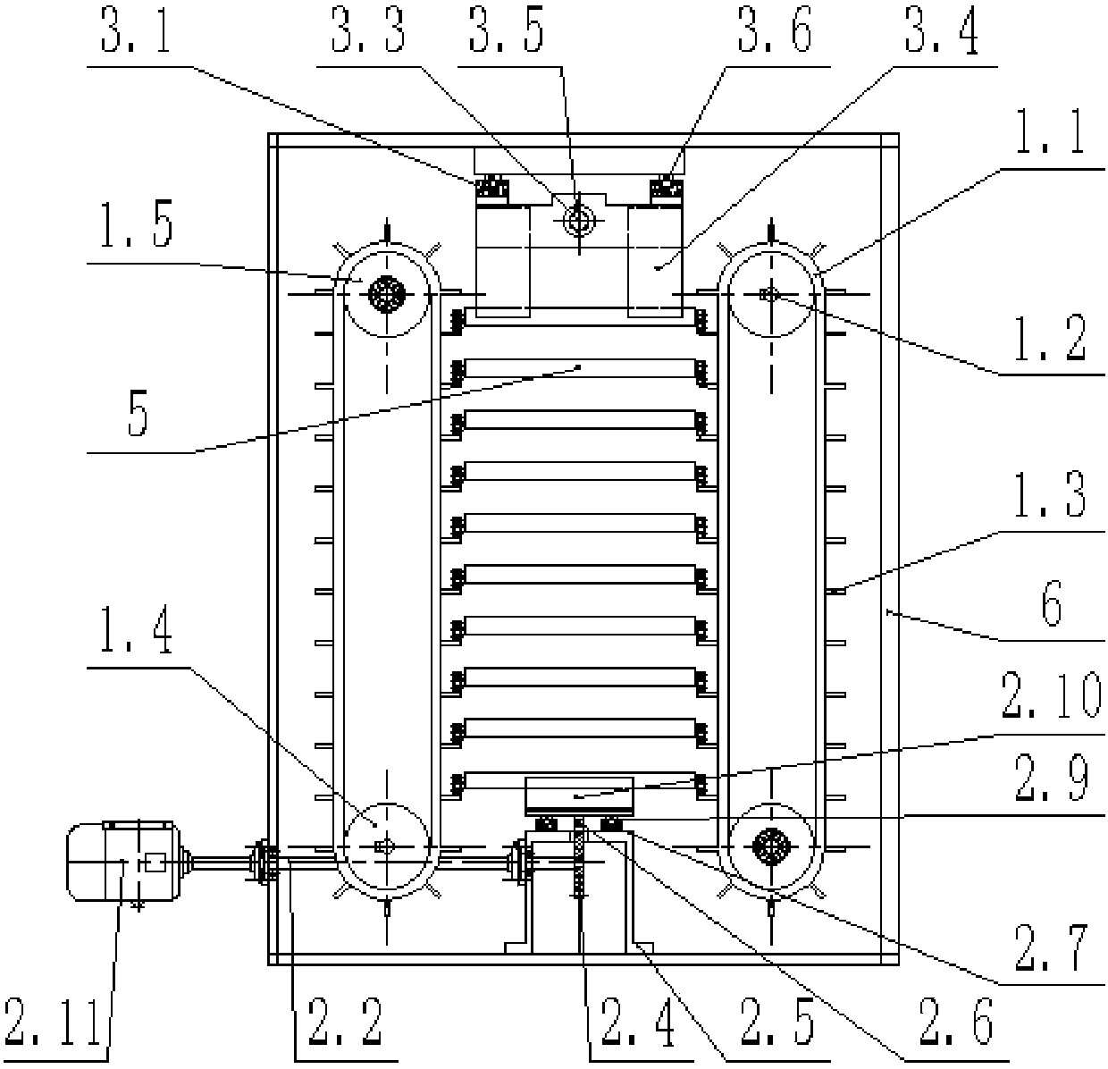 A lithium battery dry injection production line